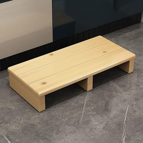 Holzleiter für Hochbetten, kein Zusammenbau erforderlich, Massivholz mit rutschfestem Boden, Innen- und Außenbereich, sicheres Design für Kinder und Erwachsene
