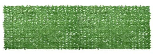 Parasol de plage - Avec feuilles vertes - 500 x 150 cm - Pour jardin, terrasse, balcon - Installation rapide