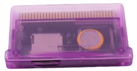 LICAEVEY Cartuccia Flash GBA, Scheda di Gioco per Gameboy Advance SP ecc., capacità Massima 2 GB, Formato FAT Richiesto, Compatibile Universale (viola trasparente)