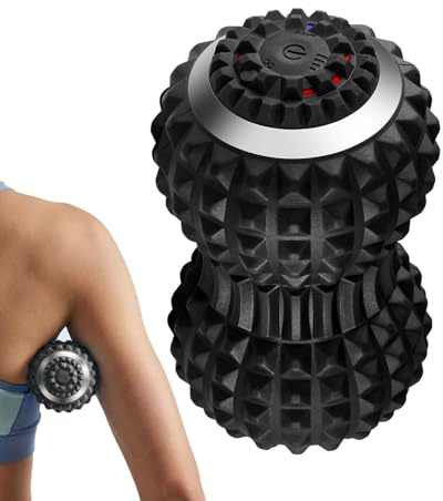 Massagerolle mit Vibration – Trage zur Erholung des Nackens | Rolle zur Linderung von Nackenschmerzen, Zuhause, Büro, Fitnessstudio, Reisen, Yoga, Schlafsaal, Erholung der Halswirbelsäule