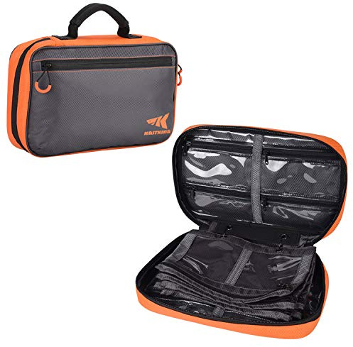 KastKing Signature Lure Bag Utility Binder Tackle Bag - Fishing Gear, Self-Healing Zippers & Padded Handle Design