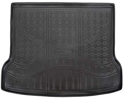 NORM LINERS Tapis de Coffre en Caoutchouc TPE sur Mesure pour Mercedes GLA X156 2013-2019, Bord Haut, Noir, Antidérapant, sans Odeur