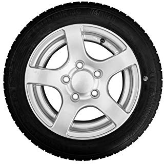 Roue Complète Remorque 195/50 R13C 104/102N – Pneu Remorque Renforcé – Jante Aluminium 13 Pouces 5x112 – Haute Capacité