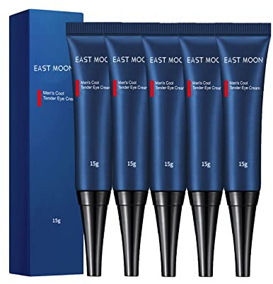 Crèmes Contour des Yeux Hommes,【Effet magique】Himse Awaken Peptide Depuffing Eye Gel, Réduit les poches, les cernes, les poches sous les yeux, les rides et les ridules autour des yeux (4 Pcs)