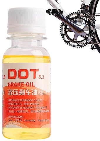 Holdes Hydraulische Bremsflüssigkeit, Dot 5.1, Bremsflüssigkeit mit stabiler Leistung – Straßenfahrräder, Mountainbikes, Trekkingräder, Bremsöl für ein sanftes und komfortables Radfahren
