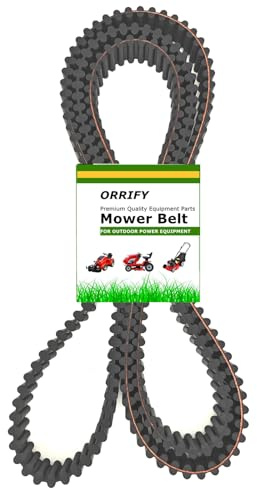 ORRIFY Lawn Mower Timing Belt 5/8 x 78.75 inch for John Deere M150717 M141558, for John Deere LT133 LT155 LT166 LT160 LT170 LT180 X324 42 Inch Deck