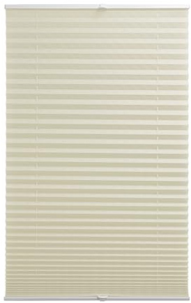 BLINDECOR Plissee ohne Bohren | lichtdurchlässiges Plissee für Fenster | Polyester | 80 x 220 cm | 602 Beige