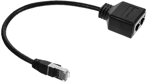 DOITOOL Splitter Ethernet-Adapter für Netzwerkanschluss und Kabelverlängerung Modularer Anschluss für Mehrere Geräte