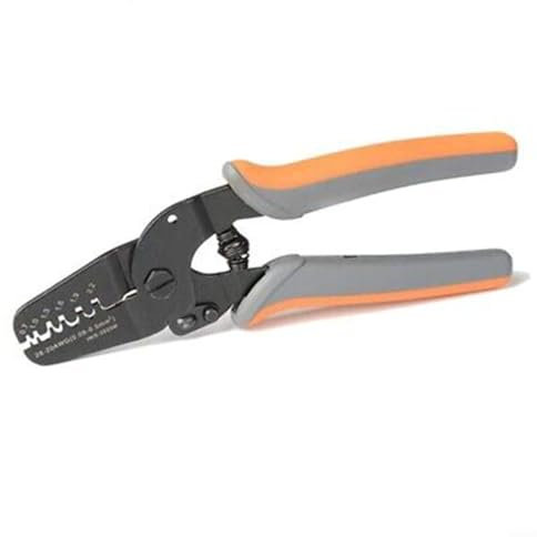 SMZhomeone IWS-2820M Open Crimping Tool for AWG28-20 Terminals Non-Insulated Connectors Crimp Pliers with 6 Die Widths
