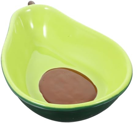 Warmhm Bol En Forme D'Avocat Bol De Fruits Et De Collation Plat De Service Pour Salades Et Desserts Vaisselle De Cuisine 16.00 X 10.80 X 3.70 cm Pour Maison Et Restauration