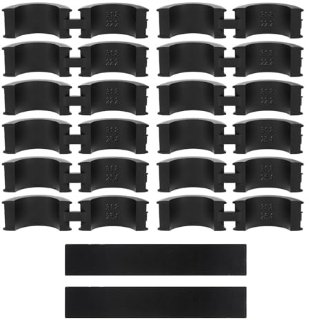 RAFGALDEX Coussins de Guidon en Caoutchouc de qualité supérieure, entretoises Anti-Vibration et résistantes intempéries, Coussinets de Protection antidérapants pour Guidon de vélo