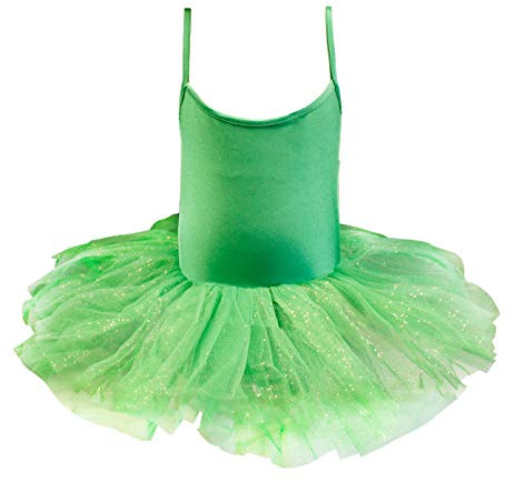 Carnavalife Maillot de Ballet Danza Mujer Elástica con Falda Tutu de Tirantes Finos (624369)