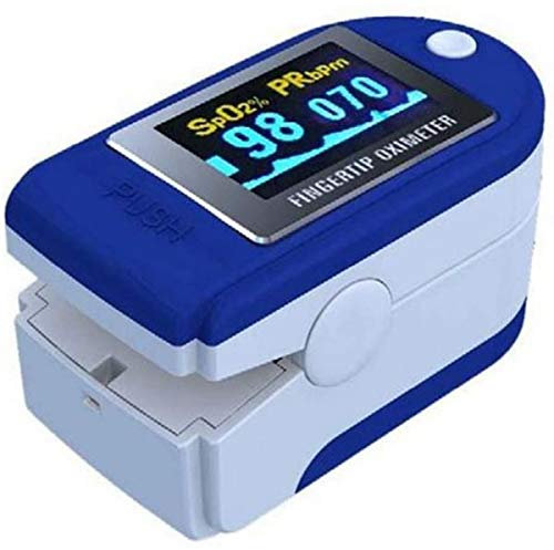 Pulsossimetro Saturimetro da Dito Portatile Professionale Lettura Istantanea per Frequenza Del Polso e ossigeno nel sangue
