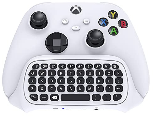 Xbox Series X/S Controller Tastiera Gamepad 2.4Ghz Mini QWERTY Tastiera Gaming Chatpad con Audio/Auricolare Jack