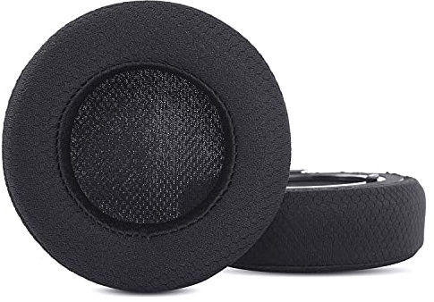 SE Ohrpolster Ersatz für Corsair Virtuoso RGB Wireless XT/SE Kopfhörer | Schwarze Dickere Stoff-Ohrpolster Memory-Schaum