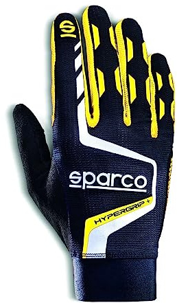 Sparco 00209510NRGF GUANTES HYPERGRIP + GAMING TALLA 10 NEGRO/AMARILLO