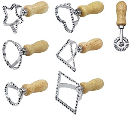 Piarktoy Ravioli, GebäCkpresse, Form, KnöDel, Spitze, PräGegeräT, Ravioli Hersteller, Form, Ravioli Stempel, Keksform, Backwerkzeug