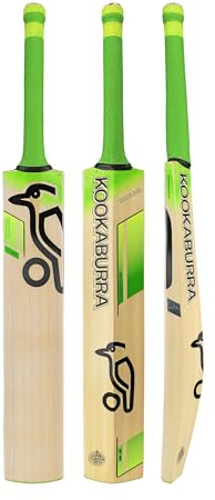 Kookaburra Kahuna 6.5 Cricket Bat Bate, Juventud Unisex, Verde Lima, Harrow