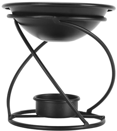 Metallwachs-Ölbrenner, Zuverlässiger Eisen-dekorativer Metallbrenner für ätherische Öle für das Wohnzimmer (B-Typ)