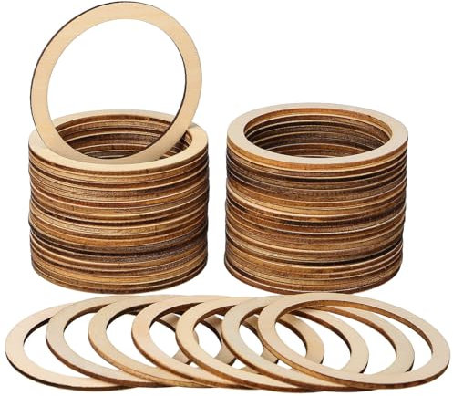 TEHAUX 50pièces Accessoires De Bricolage Décoratifs Circles Creux Pour Scrapbooking Et Décorations Artisanales