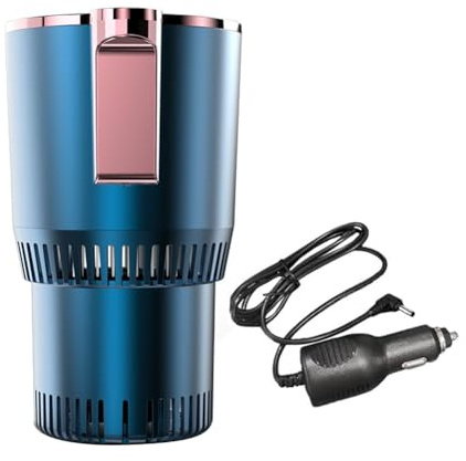 Sudemota - Calentador de y enfriador de coche inteligente 2 en 1, automática con funciones de refrigeración y calefacción, enfriador de bebidas aislador para vasos B