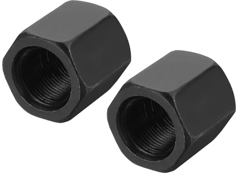 QUARKZMAN M22 x 1,5 mm lutning, sexkantshylsor, 35 mm längd, kvalitet 10,9 | Kolstål helgängad skaftmutter gängstång fingängade rörkontakter fästelement svart