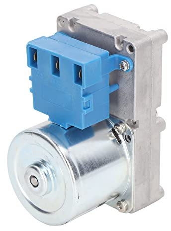 Yechiry Motore a Coclea per Stufa a Pellet a Forte conduttività Ingranaggio in Ottone Resistente all'Usura per Caminetto Elettrico a Biomassa Armadietto per Bevande AC220V Lega di Alluminio Ottone