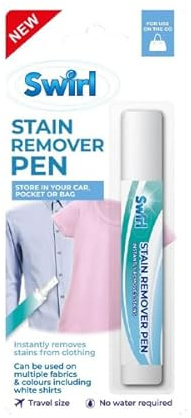 SWIRL Stain Remover Pen 10 ml | Instant On‑the‑Go Fabric Stain Cleaner (1, One Size)