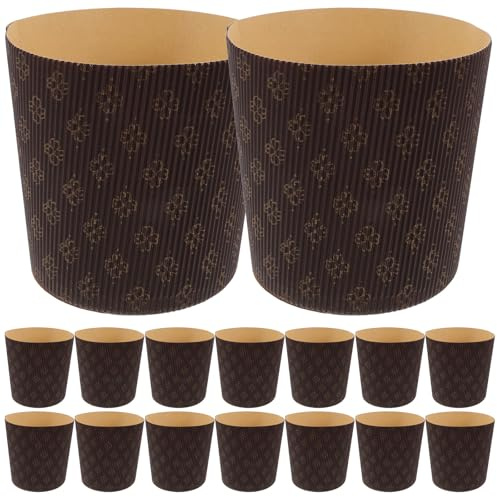 TOYANDONA 25 Capacillos para Hornear Resistentes Grasa, Moldes de Papel para Pasteles 4 Pulgadas, Envoltorios para Muffins y Cupcakes, Papel para Hornear Panadería, Paquete de 25 Unidades