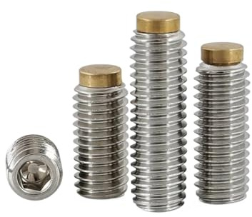 M6 - M12 Edelstahl mit Madenschraube ohne Kopf aus Messing(2pcs M6X10)