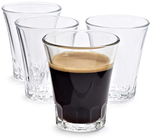 DURALEX Set 4 Bicchierini Shot Modello Amalfi Vintage per Bar caffè liquore (7cl)