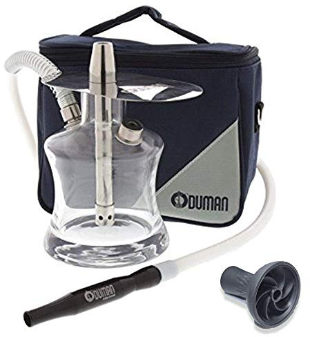 Cachimba Shisha Narguile Hookah Oduman Travel N2 con Cazoleta de Silicona Incluida