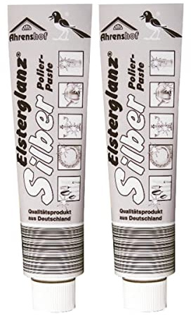 Elsterglanz 150ml (2x) Universal Chrom Kunstst Silber Keramik Alu