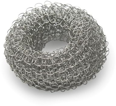 Tredoni Anneau Éliminateur de Calcaire en Acier Inoxydable Réutilisable - Maille dÉtartrant pour Fourrure pour la Chaudière/Bouilloire 2x4cm