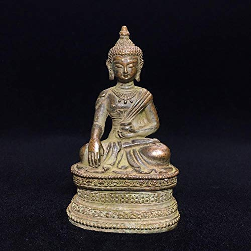 Feng Shui Deko Feng Shui Dekoration Buddha Figur Skulptur Deko Chinesische Tibet Buddha Bronzestatue Alte Kupfer Guanyin Statue Antiquitäten Und Antiquitäten Sammlung Von Alten Bronze Medizin Meister