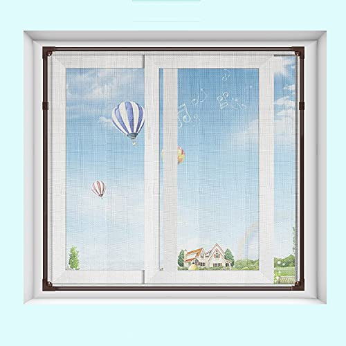 ACUY Standard Fliegengitter 80x130cm, inkl Klettband Insektenschutz ​Fliegengitter Fenster nach Maß für Fenster