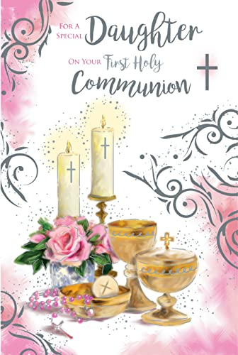 For a Special Daughter On First Holy Communion Card Lovely Verse