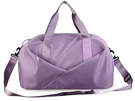 Fandare Ultraleggero Borsone da Viaggio Borsa Palestra Weekender Donna/Uomo per Piscina e Palestra, Borsa Sportiva con Scomparto Scarpe, Tasca di Separazione Bagnata e Asciutta