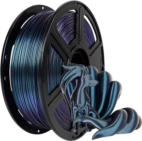 FLASHFORGE PETG Pro (PETG+) Mehrfarbiges 3D-Drucker-Filament, starke Schlagfestigkeit, Maßgenauigkeit +/- 0,02 mm, außergewöhnliche Druckqualität, 1,75 mm, 1 kg, gebranntes Titanium