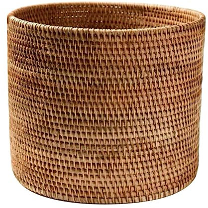 MUCKLILY Cesta Tejida De Ratán Para Decorar Bodas y Picnics Resistente y Multifuncional