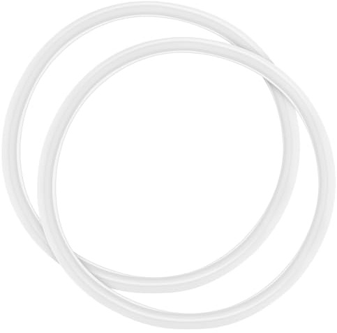 JECOMPRIS Pressure Cooker Gasket Replacement 7.28 Inch Silicone Sealing Ring 2 Pack Leak-Proof Pot Seal for Stovetop Pressure Cooker Accessories Easy to Install