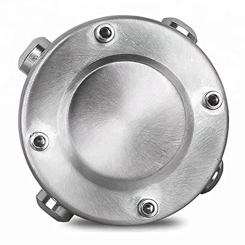 LGJEGD 1 bis 6 Wege Unterwasser-Verteilerkasten, Teich Edelstahl Unterwasser IP68 Wasserdichter Verteilerkasten (1 in 2 Out)
