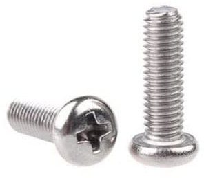 100 Stück M3x8mm 304 Edelstahl Kreuzschlitzschrauben Kreuzschlitz Flachkopfschrauben