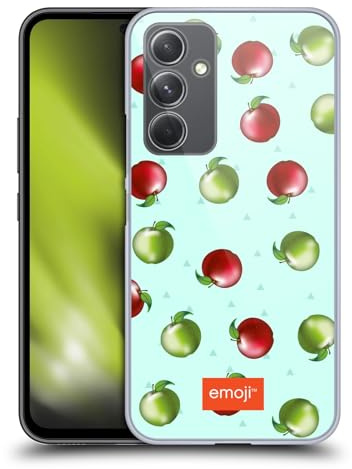 Head Case Designs Licenza Ufficiale Emoji® Mele Frutti Custodia Cover Dura per Parte Posteriore Compatibile con Samsung Galaxy A54 5G
