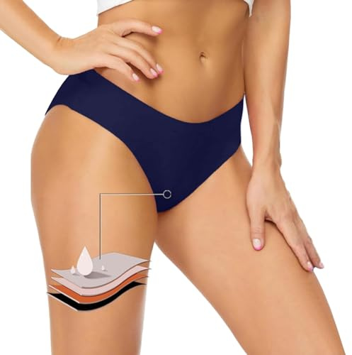 Generisch Perioden Hose zum Schwimmen Bikini Perioden Badebekleidung Auslaufsichere Menstruationsunterwäsche für Mädchen Teenager Schwimmkurz Geruchshemmend Wasserdichter Bademode