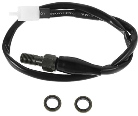 CVUTOVO Interrupteur de Feu Stop Hydraulique pour Commutateur de Frein Arrière Facile à Installer Accessoire de Amélioration Du Système de