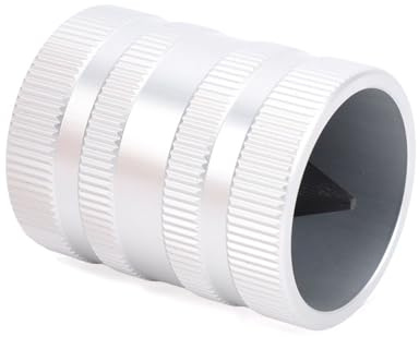 YUEHISY Escariador de Tuberías, Herramienta de Desbarbado de Tubos Interiores y Exteriores de 1/4 a 1-3/8, Diseño de Hojas Múltiples, para Tubos de Cobre y Aluminio