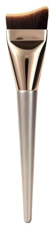 Brocha De Base De Maquillaje | Cerdas Sintéticas Anguladas,Pincel Para Base De Maquillaje Liquida,Para Mujeres y Niñas, Rostro, Interior, Exterior, Hogar, Hotel, Viajes, Citas y