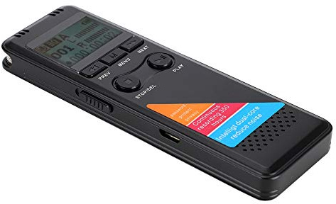 aqxreight MP3 MP4 8GB 3 5mm Schermo LCD Stereo Registratore Vocale USB HD Portatile La Penna di Registrazione può Memorizzare Fantastici Registratori VocaliRegistratore AudioRegistratore Vocale