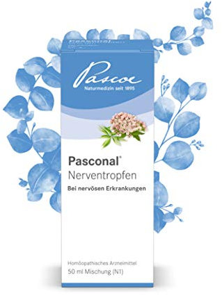 Pascoe Pasconal Nerventropfen: bei nervösen Erkrankungen & Schlafstörungen bei Nervosität - mildert innere Unruhe & Reizbarkeit - mit Baldrian & Hafer